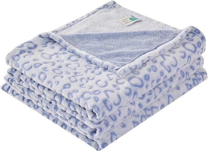 Krifey Flannel Fleece 3D Throw Blanket For Couch, Super Soft Cozy Blankets For Women, All Season Use